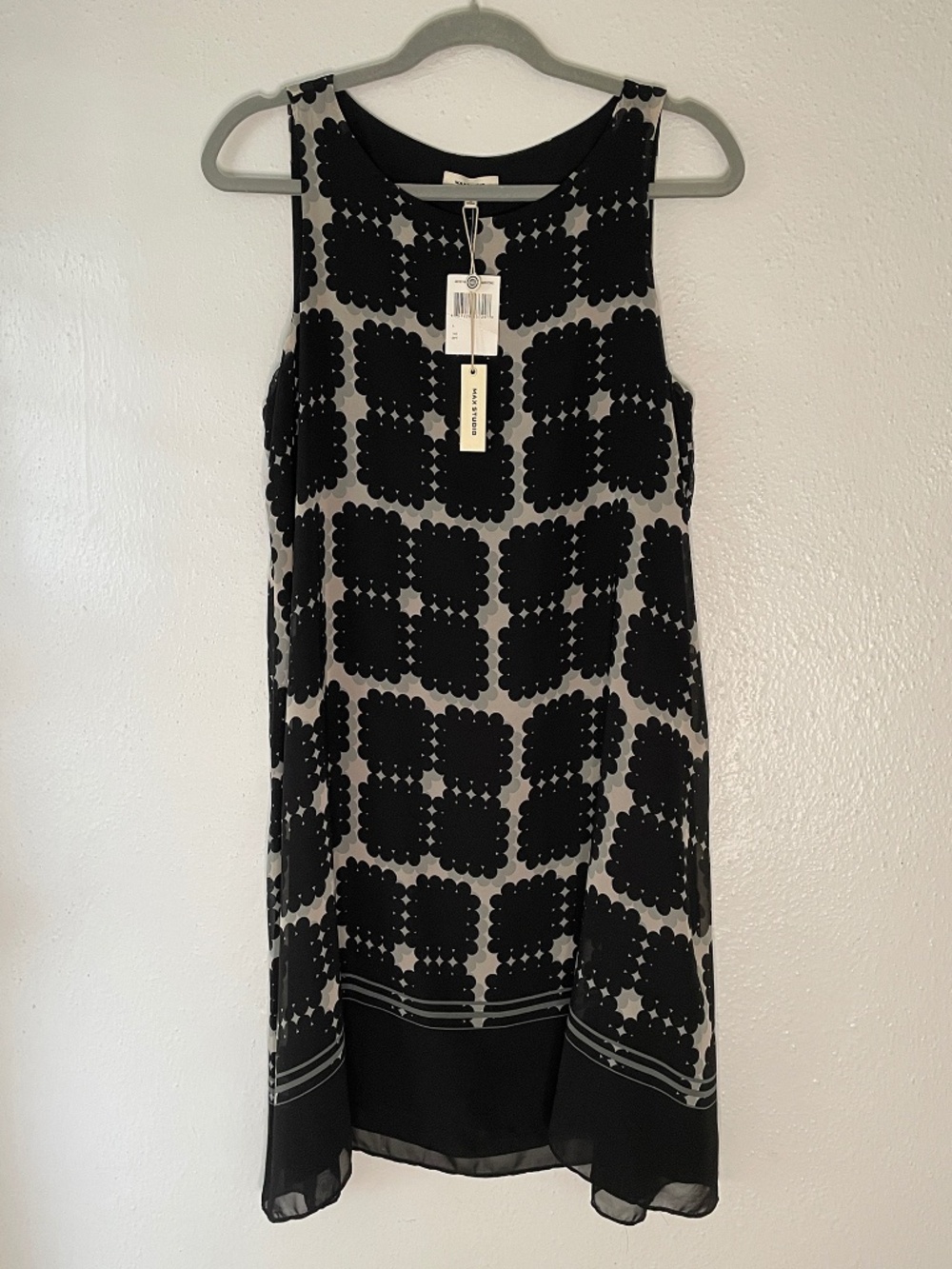 Max Studio A-Line Sleeveless Summer Dress Flowy Large